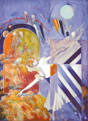 Kráľova jeseň, olejomaľba, 2002