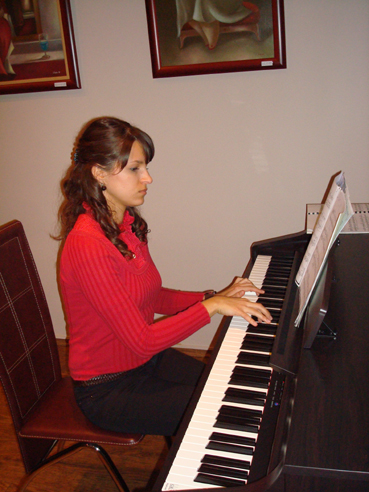 Klaviristkinja Ivana Novak