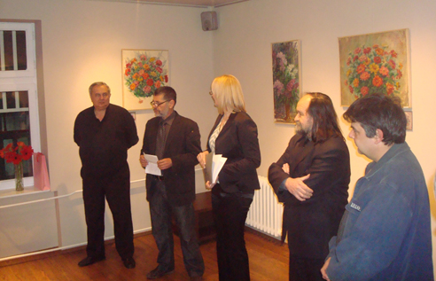 Sava Stepanov, Pavel Čani, Milina Sklabinska, Vladimir Valentik and Miroslav Nonin