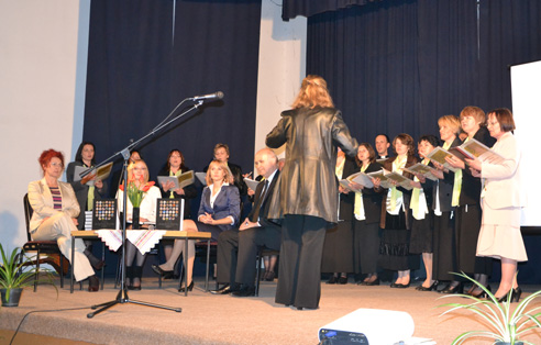 Vystúpenie jánošíckeho Komorného zboru Glória pod vedením Zuzany Đukićovej