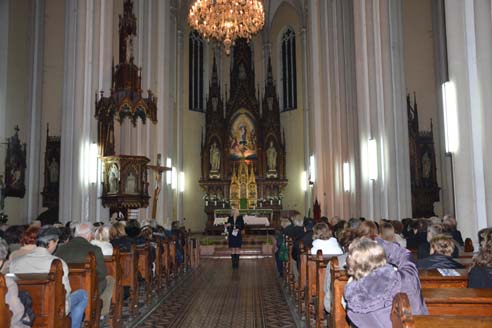 Príhovor riaditeľky M. Sklabinskej na úvod koncertu organovej hry v novosadskej Katedrále