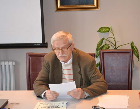 Vićazoslav Hronjec iz Slovačkog izdavačkog centra u Bačkom Petrovcu