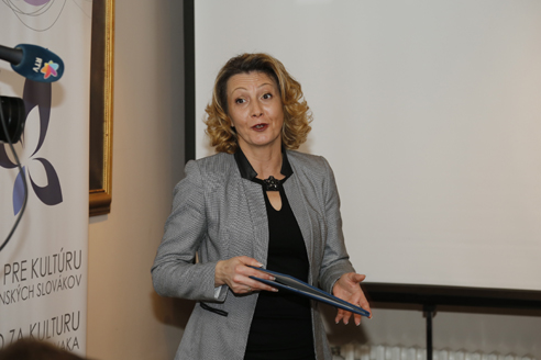 Libuška Lakatošová, predsedníčka NRSNM