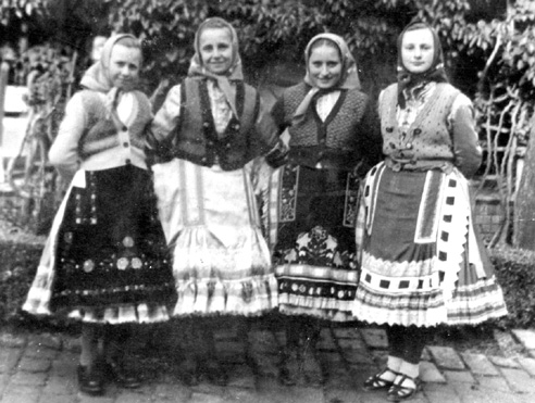 Erdevíčanky v roku 1955