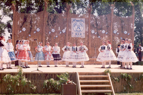 Zaber z FF Tancuj, tancuj v Janosiku, 1991